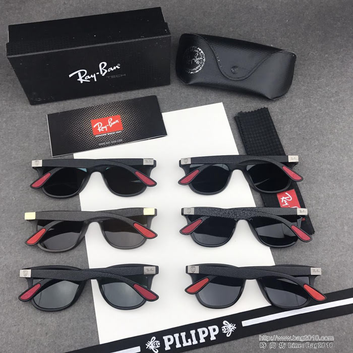 RAYBAN雷朋 RB4195s 雷朋與法拉利合作版 進口寶麗來偏光鏡片 太陽鏡  lly1557